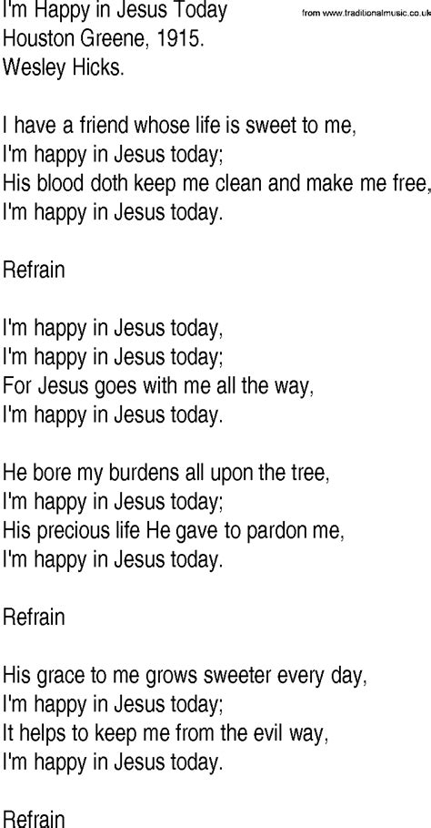happy in jesus song